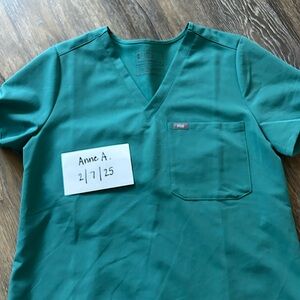 Figs Catarina Scrub Top Cactus